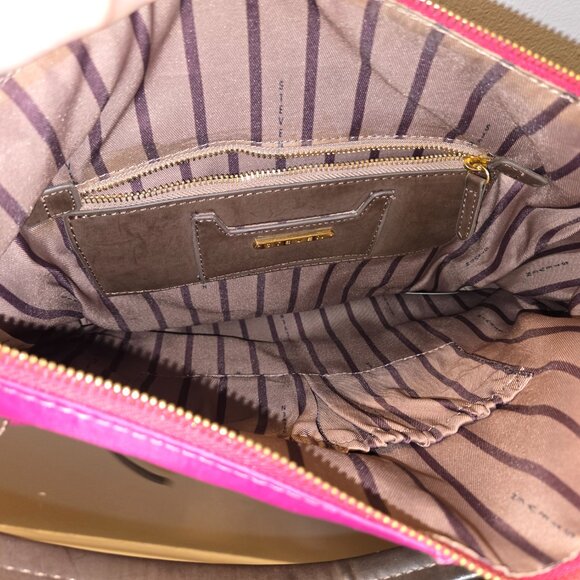 Hot Pink Steven by Steve Madden Messenger Laptop Bag - Picture 5 of 6